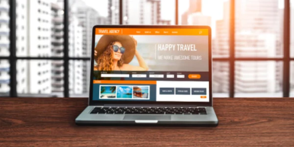 Online travel agency website for modish search and travel planning